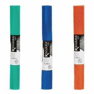 Non-slip Mat Kinvara Blue Rubber Plastic 45 x 100 cm 45 x 0,01 x 100 cm 5 x 45 x 5 cm (24 Units)