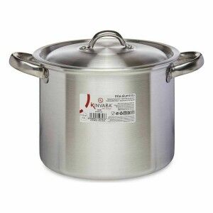 Casserole with Lid Kinvara Silver Aluminium 29 x 18 x 22 cm Ø 20 cm (6 Units)