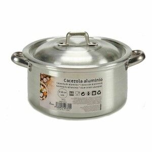 Casserole with lid Kinvara Silver 1,5 L 18 x 10 x 23,5 cm 23,5 x 10 x 18 cm (10 Units)