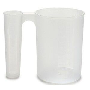 Measuring Jug Gondol Plastic 1,2 L Double (24 Units) |  Glasses, cu...