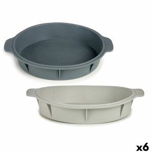 Baking Mould Kinvara Light grey Dark grey Silicone 30 x 4,5 x 26 cm...