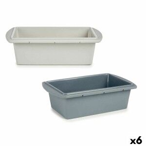 Baking Mould Kinvara Light grey Dark grey Silicone 1,5 L 16 x 7 x 2...