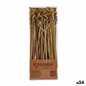 Bamboo toothpicks Kinvara Bamboo Knot (24 Units) |  Other accessori...