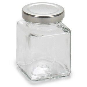 Jar Vivalto Transparent Silver 100 ml (6 Units)