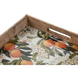 Schale Home ESPRIT Bunt Mango-Holz 43,5 X 27 X 5 CM