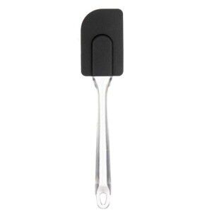 Cooking Spatula Kinvara Black Transparent Silicone Plastic 5 x 23,5 x 2 cm 5 x 24 x 2 cm (12 Units)