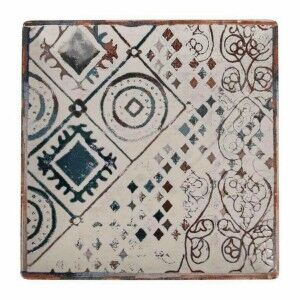 Flat Plate La Mediterránea Grecia Porcelain 24 x 24 x 2 cm (6 Units...