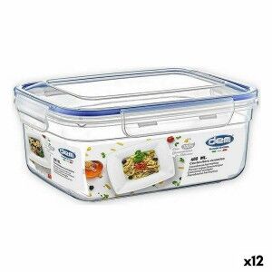 Hermetic Lunch Box Dem Rectangular 400 ml (12 Units) |  Lunch boxes...