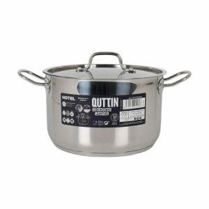 Casserole with Lid Quttin Hotel Steel ø 24 x 15 cm (2 Units)