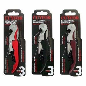 Corkscrew with foil cutter and bottle opener Cuyfor 8423607130017 1...