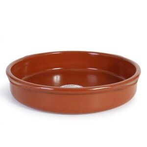 Saucepan Azofra Baked clay 43 x 43 x 7,5 cm (2 Units) |  Pans and c...
