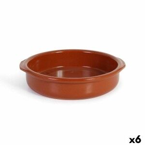 Saucepan Azofra Baked clay 26 x 24,5 x 6 cm (6 Units) |  Pans and c...