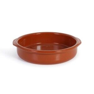 Saucepan Azofra Baked clay 26 x 24,5 x 6 cm (6 Units) |  Pans and c...