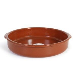 Saucepan Azofra Baked clay 38,5 x 36 x 7,5 cm (4 Units)