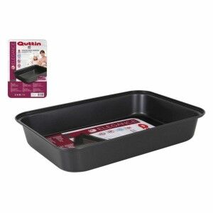 Baking tray Quttin 52287 Rectangular 34 x 24 cm Carbon steel (12 Un...