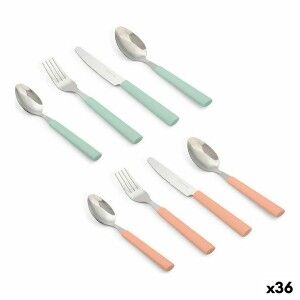 Cutlery Set Plastic Stainless steel 4 Pieces (36 Units) (4 pcs) |  ...