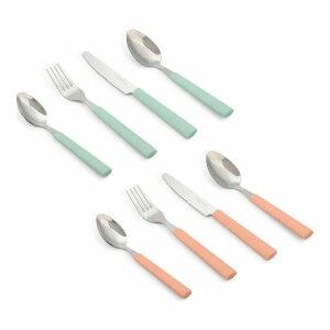 Cutlery Set Plastic Stainless steel 4 Pieces (36 Units) (4 pcs) |  ...