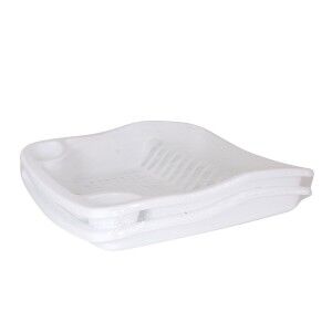 Draining Rack for Kitchen Sink Dem Bloom Plastic White 48 x 40 x 11...