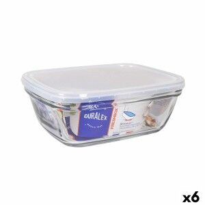 Rectangular Lunchbox with Lid Duralex Freshbox Transparent 1,7 L 21...