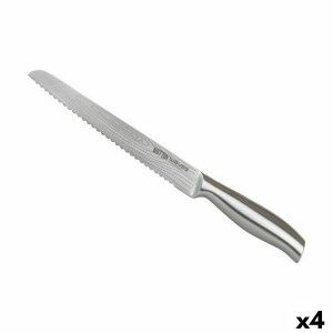 Bread Knife Quttin Waves 20 cm (4 Units)