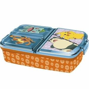Compartment Lunchbox Pokémon Multicolour 16 x 6 x 12,5 cm |  Lunch ...