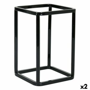 Kitchen Utensils Stand Inde Metal 12 x 12 x 18 cm Multi-purpose basket (2 Units)