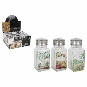 Salt cellar Anna Glass 4 x 4 x 10 cm (25 Units) |  Spice and sauce ...