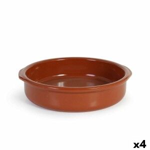Saucepan Azofra Baked clay 29 x 27 x 6,5 cm (4 Units) |  Pans and c...