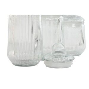 3 Tubs Home ESPRIT Transparent Silicone Crystal 1,4 L 3 Pieces |  L...