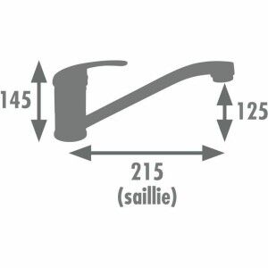 Kitchen Tap Rousseau ATHENA Metal |  Taps   | Chef Up