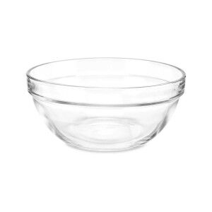 Mixing Bowl Vivalto Transparent Glass 14 x 6,5 x 14 cm 6 Units |  D...