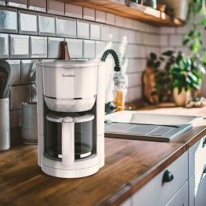 Kolben-Kaffeemaschine Terraillon 15353 DIAMANT Weiß 1,25 L