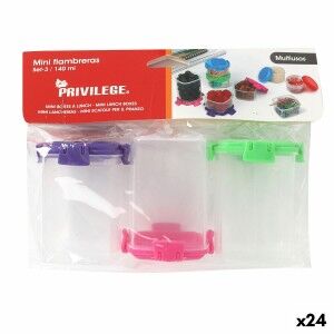 Lunchbox-Set Privilege 140 ml 6,8 x 5 x 5 cm 3 Stücke (24 Stück)