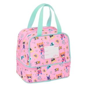 Lunchbox SuperKitties Pink Turquoise 20 x 20 x 15 cm |  Other acces...
