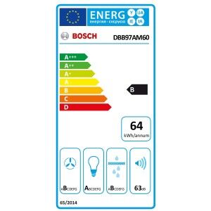 Hotte standard BOSCH DBB97AM60 Noir