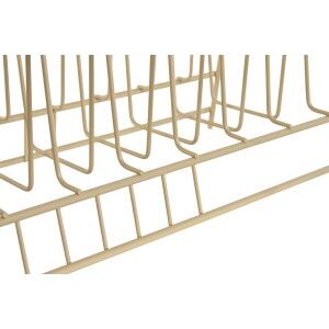 Draining Rack for Kitchen Sink Home ESPRIT Beige Grey 35 x 18 x 10 cm (2 Units)