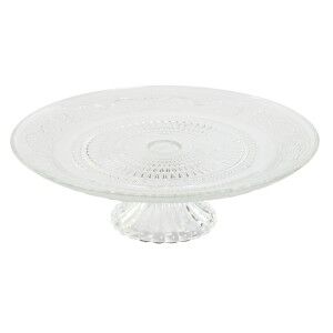 Flat Plate Home ESPRIT Transparent Crystal 29 x 29 x 9,2 cm
