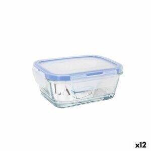 Hermetic Lunch Box LAV Grey Transparent 0,4 l (12 Units) |  Lunch b...