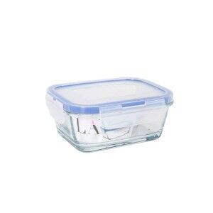 Hermetic Lunch Box LAV Grey Transparent 0,4 l (12 Units) |  Lunch b...