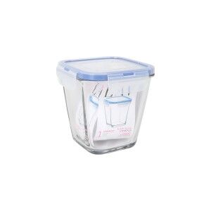 Hermetic Lunch Box LAV Blue Transparent 700 ml (8 Units) |  Lunch b...