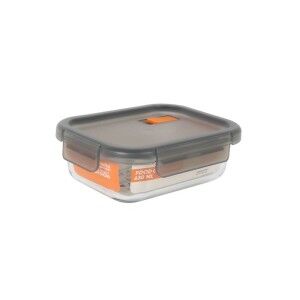 Hermetic Lunch Box MasterChef Grey Transparent Rectangular 630 ml (...