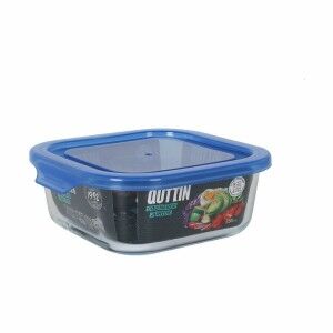 Lunchbox hermetisch Quttin Blau Durchsichtig 750 ml (6 Stück)