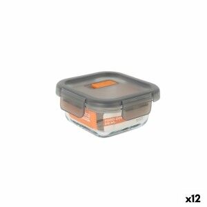 Hermetic Lunch Box MasterChef Grey Transparent Squared 310 ml (12 U...