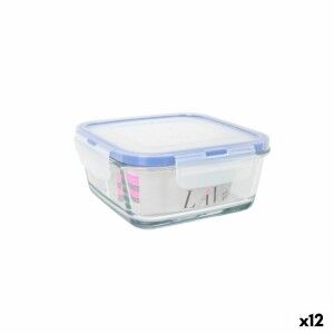 Hermetic Lunch Box LAV Blue Transparent 0,72 l (12 Units) |  Lunch ...