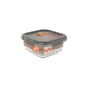 Hermetic Lunch Box MasterChef Grey Transparent Squared 530 ml (12 U...