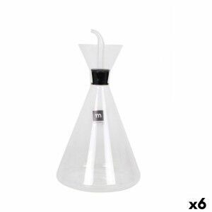 Cruet La Mediterránea Iraia Transparent Borosilicate Glass 1 L (6 U...