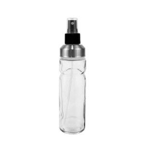 Cruet Anna Transparent Silver Glass 175 ml (12 Units) |  Spice and ...