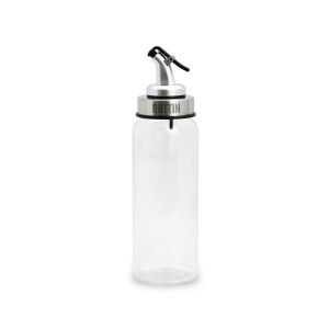 Cruet Quttin Transparent Silver Glass 5,5 x 5,5 x 20,5 cm (12 Units)