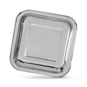 Geschirr-Set Algon Silberfarben 26 cm 3 Stücke (18 Stück)