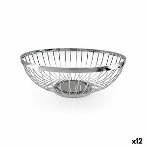 Breadbasket My Bar Silver Metal 25,5 x 9,5 cm (12 Units) |  Kitchen...
